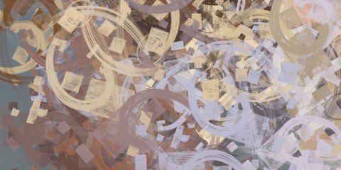 Abstract painting. Modern artwork. 2d illustration.