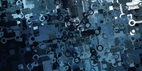 Abstract painting canvas illustration. 2d pattern.