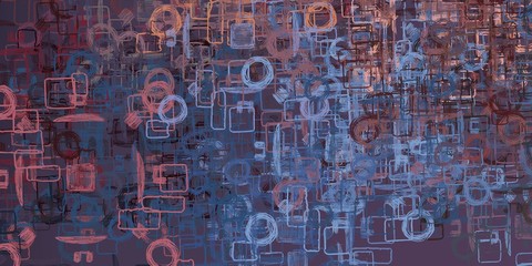 Abstract painting. Artistic canvas. 2d illustration.