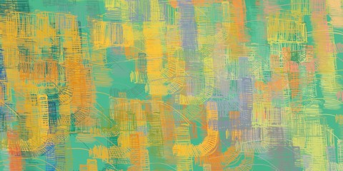 Abstract painting. Artistic canvas. 2d illustration.