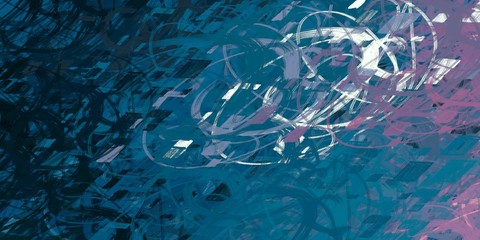 Abstract modern artwork. 2d illustration.