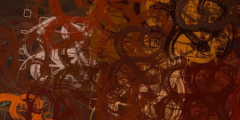 Modern abstract artwork. 2d illustration.