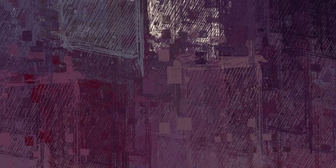 Modern abstract artwork. 2d illustration.