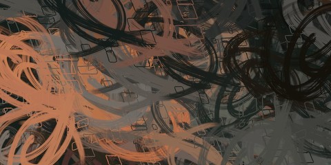 Abstract 2d illustration. Painting.