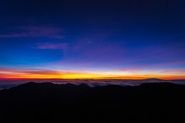 Sunrise at Haleakala Crater, Maui, Hawaii, USA