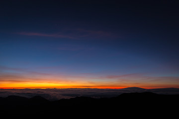 Sunrise at Haleakala Crater, Maui, Hawaii, USA