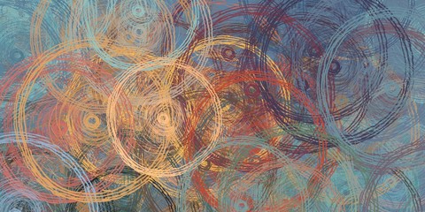 Abstract digital painting. Modern Art.