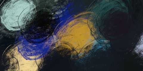 Abstract digital painting. Modern Art.