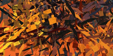 Abstract painting. Modern art. Digital brush.