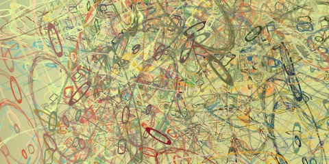 Modern art abstraction. Hand made painting.