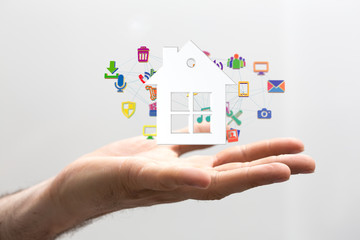 Model of the house and digital iot