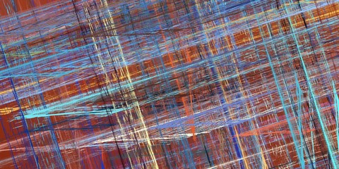 Abstract modern art. 2d illustration.