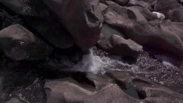 Stream of water in the wild.