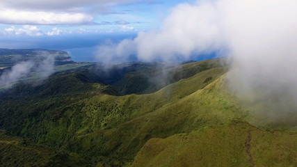 the mountains