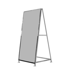 old blank signboard on white background, this has clipping path with copy space for text