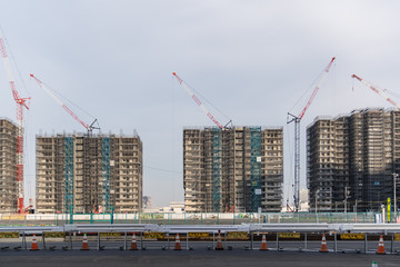 東京　建物　工事中 © Yusei