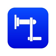 Fototapeta premium Twist tool icon digital blue for any design isolated on white vector illustration