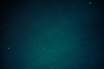 Beautiful night blue sky with many stars.