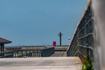 Seaside walk in Budai Township, Chiayi County, Taiwan