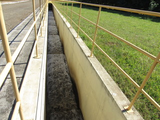 Sewage treatment plant, treated effluent