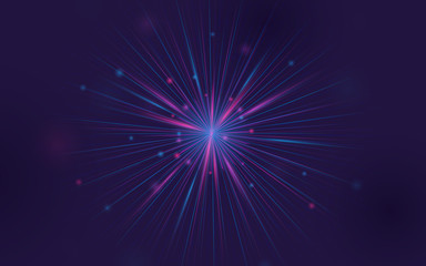 Naklejka na ściany i meble Abstract fractal element. Big data connection. Abstract background. Vector Illustration vector