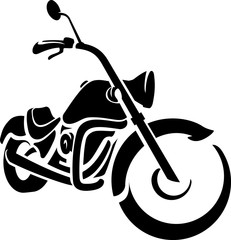 Bike Chopper Ride Front View © Draco77