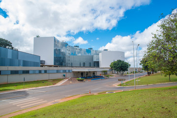 Fototapeta na wymiar A view of STF building in Brasilia, Brazil