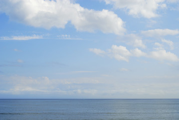 blue sky and sea
