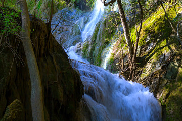 Erawan Waterfall is natural and complete