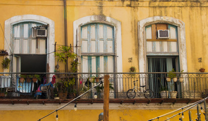Walking along the streets of Havana, Cuba