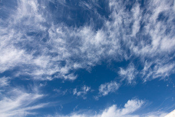 blue sky with white clouds