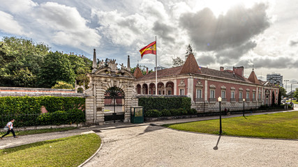 Fototapeta premium spanish embassy in lisbon