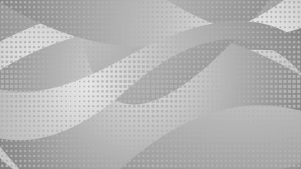 Grey wavy abstract background with squares texture