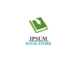 Book Store logo illustration template vector