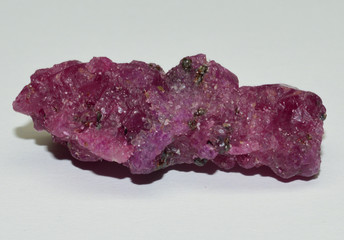 Ruby from Kenya raw gemstone crystal