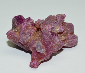 Ruby from Kenya raw gemstone crystal