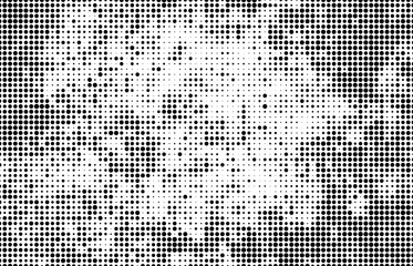 Halftone texture abstract black and white