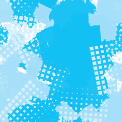 Abstract seamless vector pattern. Repetitive color texture for printing on wrapping paper. Vintage grunge surface paint smears.