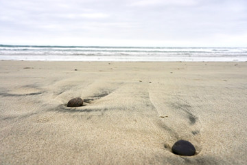 Stone and beautiful of sand pattern 