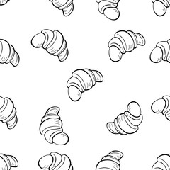 Doodle Vector Food Seamlesss Pattern