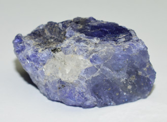 Tanzanite natural raw gemstone