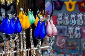 Tulip shaped handcrafts in the bazaar