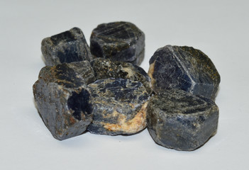 Blue Sapphire raw gemstones