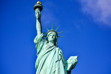 Fototapeta premium The Statue of Liberty in New York city, USA.
