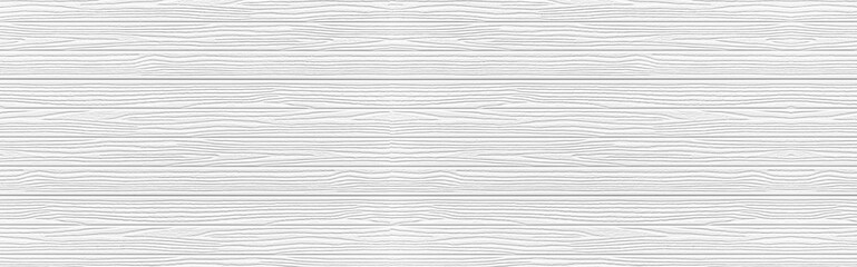 Panorama of White natural wood texture and seamless background