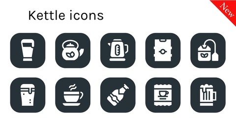 kettle icon set
