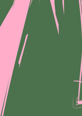 Modern art. Colorful contemporary artwork. Color geometric strokes.