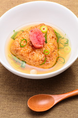 焼きおにぎりの茶漬け