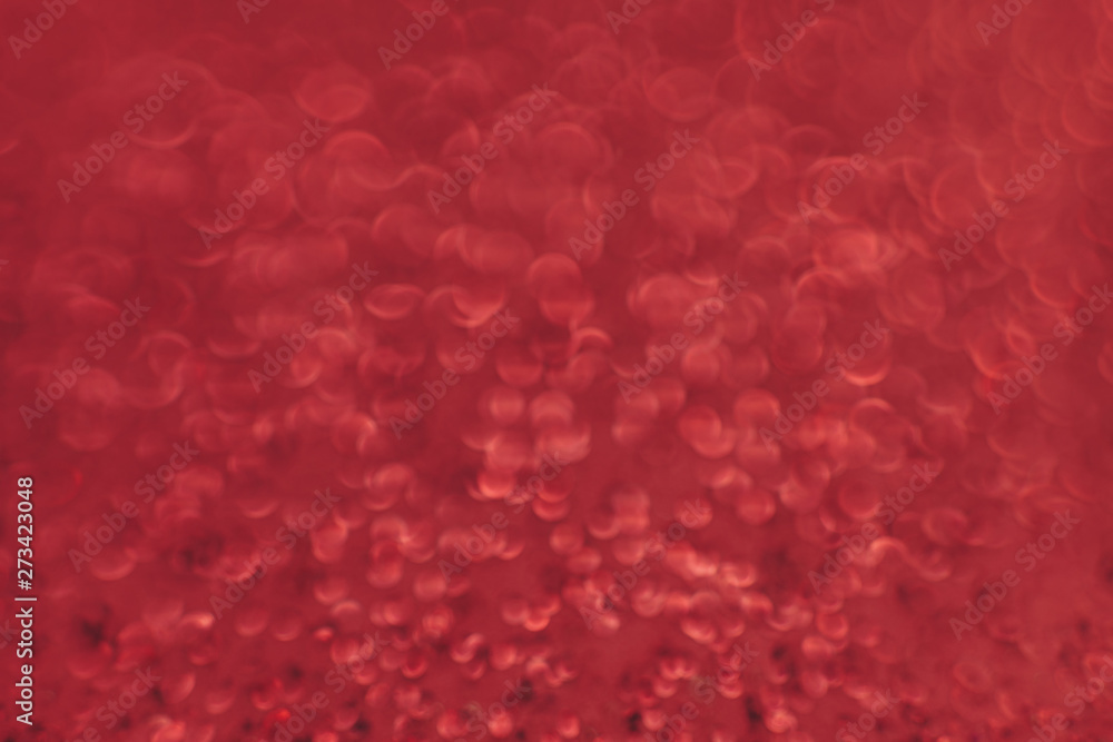 Aufkleber beautiful red bokeh on a abstract background.