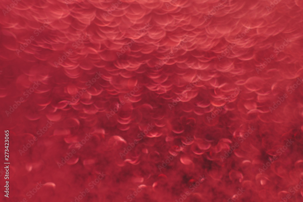 Aufkleber beautiful red bokeh on a abstract background.
